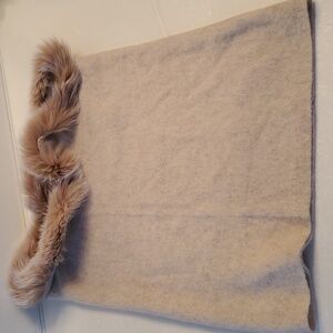 New Sofie Cashmere Infinity Scarf Snood Champagne Color
